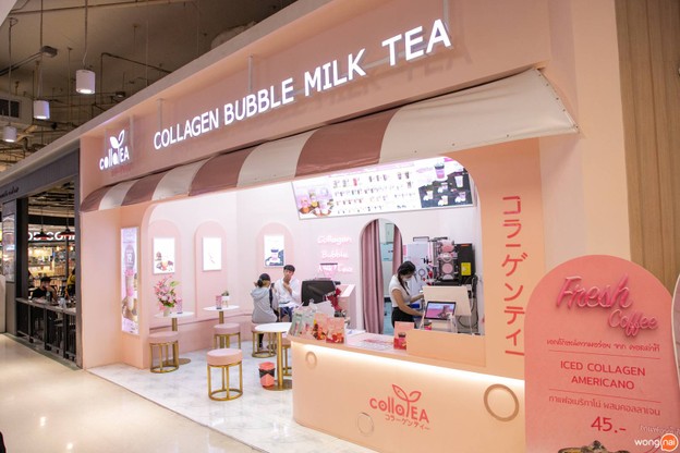 หน้าร้าน Colla Tea โลตัส อมตะนคร
