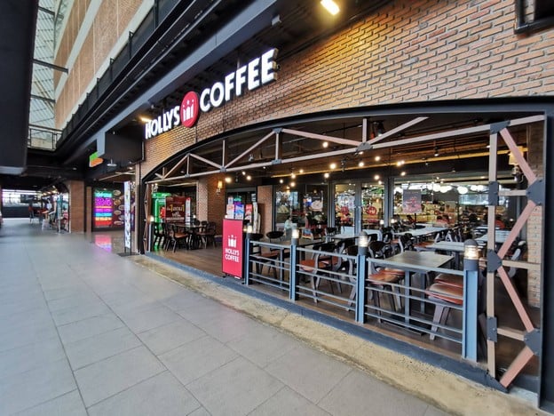 หน้าร้าน Hollys Coffee The Street
