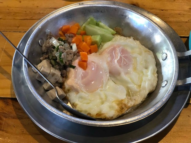 เมนูของร้าน เลิศรสไข่กะทะ
