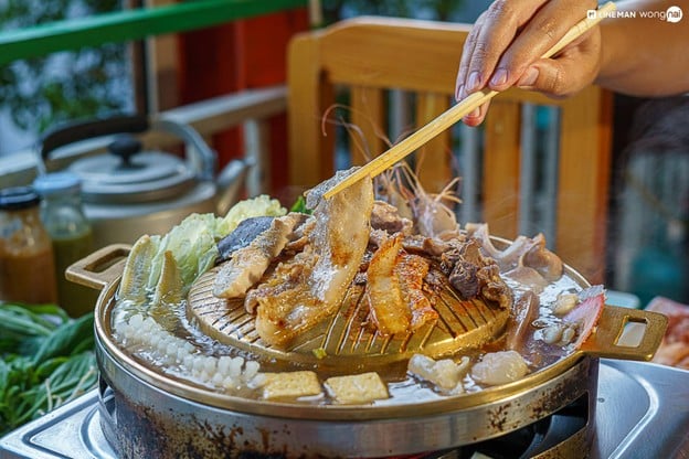 โกโบริหมูกระทะ & ขนมจีน สาขาแม่โจ้