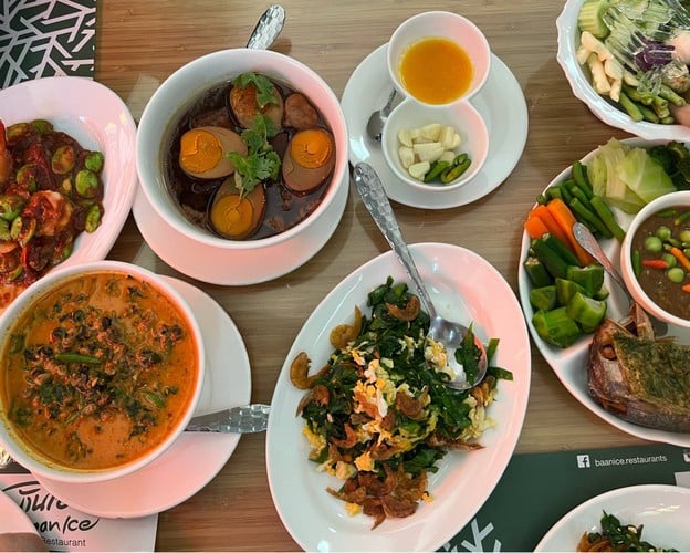 เมนูของร้าน บ้านไอซ์ ประชาชื่น