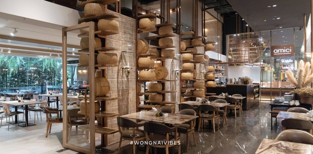 บรรยากาศ Amici by Pomodoro สยามพารากอน