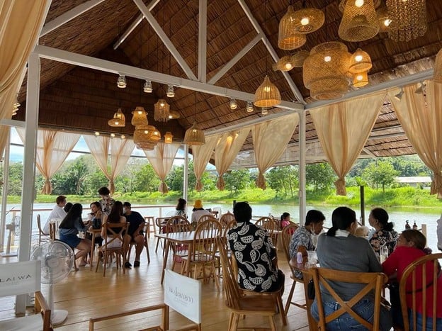 บรรยากาศ ณ ปลายวา N PLAI WA คาเฟ่ในชุมชนบ้านปลายวา อ.กะปง จ.พังงา