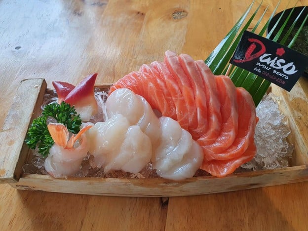 เมนูของร้าน ไดโซะ ซูชิ ขอนแก่น