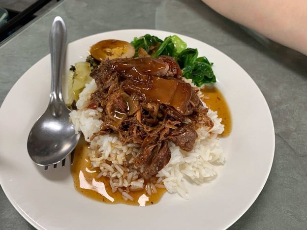 เมนูของร้าน เจ้มุ้ยข้าวขาหมูขนมจีนเมืองคอน