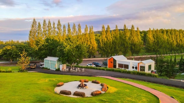 บรรยากาศ Tellus Cafe Khaoyai