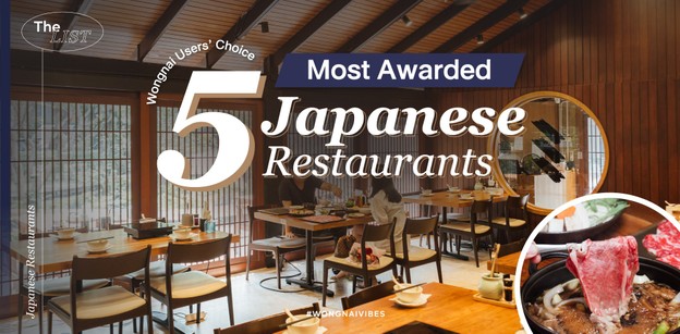 Top 5 Premium Japanese Restaurants from Wongnai Users' Choice