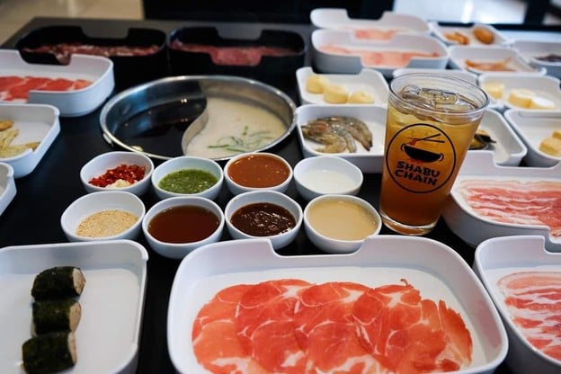 เมนูของร้าน Shabu Chain (ชาบูเชน)  หลังเซ็นทรัลบางนา