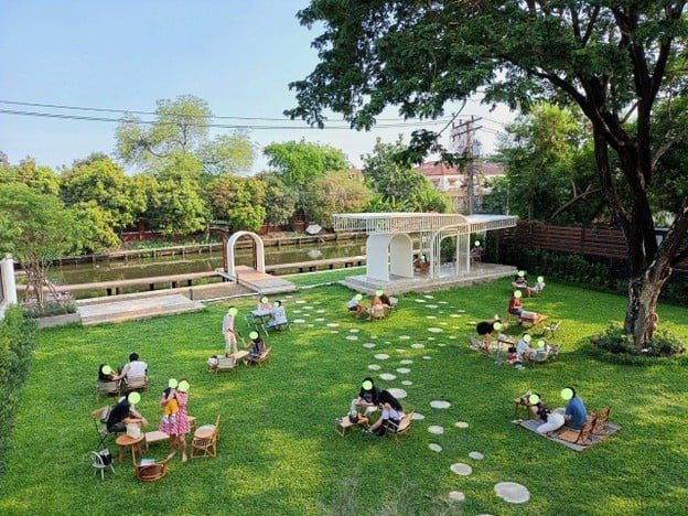 บรรยากาศ Grandma's Garden.BKK Bang khae