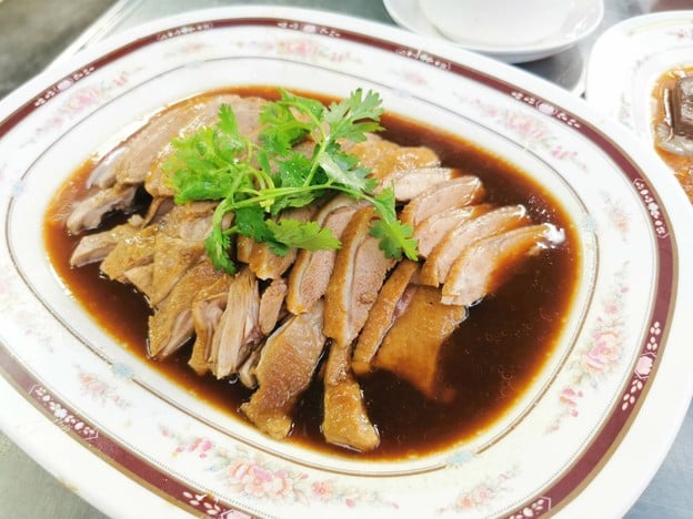 เมนูของร้าน เจริญรัถเป็ดพะโล้