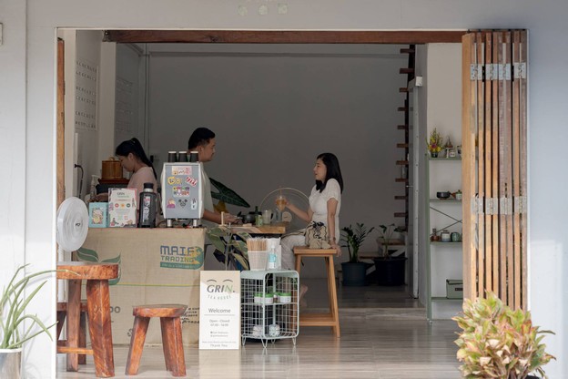 หน้าร้าน grin grab and go