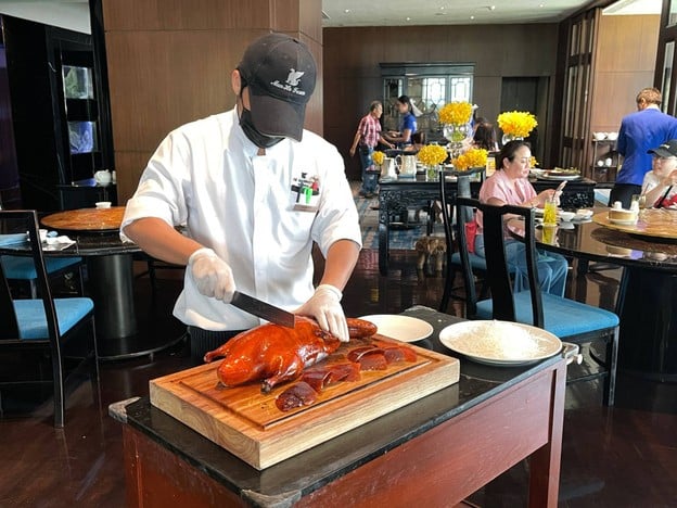 เมนูของร้าน Man Ho โรงแรมเจดับบลิว แมริออท กรุงเทพฯ