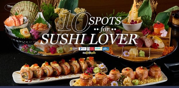 10 Spots for Sushi Lover