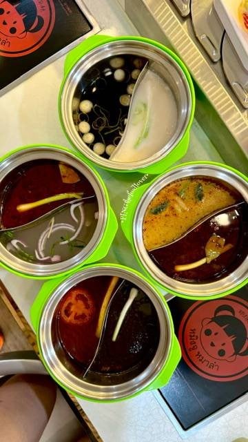 เมนูของร้าน หมิงจู หม่าล่า