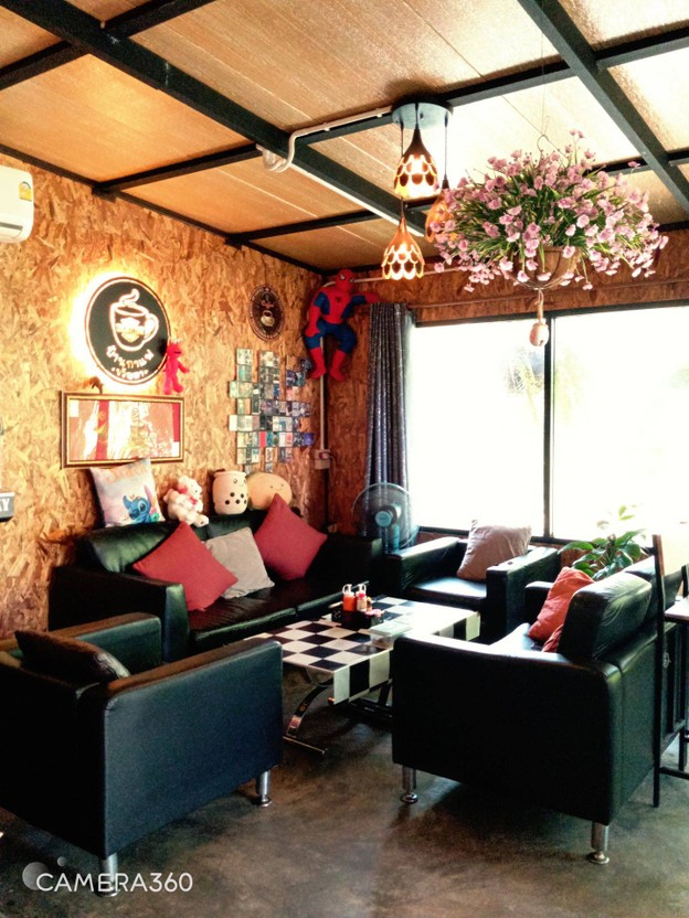 บรรยากาศ บ้านกาแฟ ขวัญตา