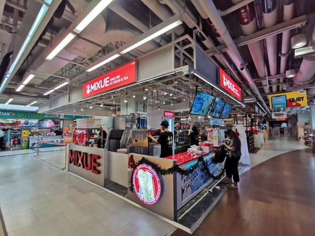 หน้าร้าน Mixue จามจุรีสแควร์