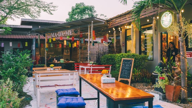 หน้าร้าน Ma-da-me Cafe Garden HuaHin
