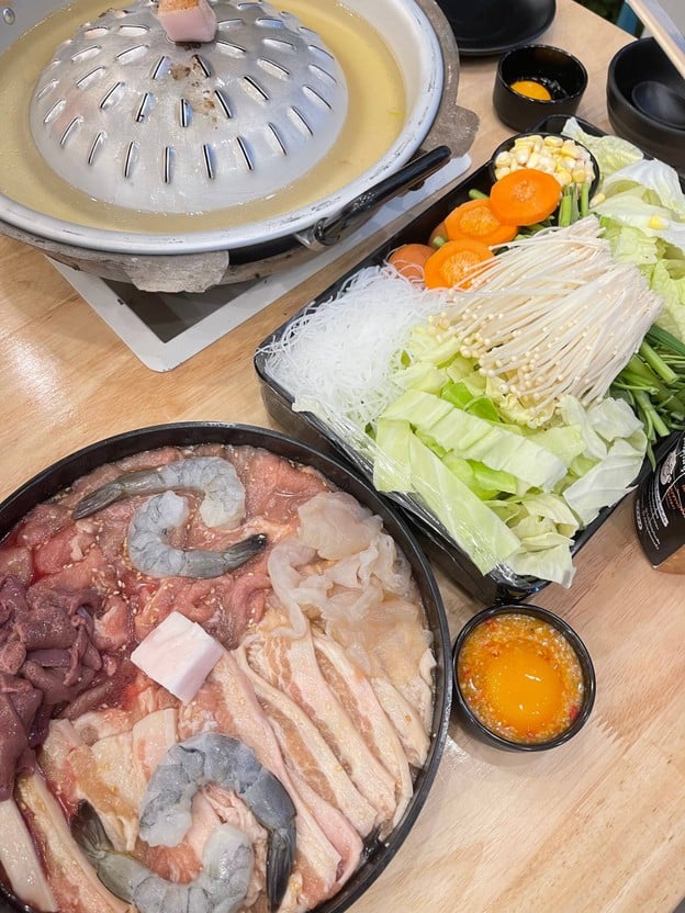 เมนูของร้าน สุกพอดี หมูกระทะ เมเจอร์ รัชโยธิน