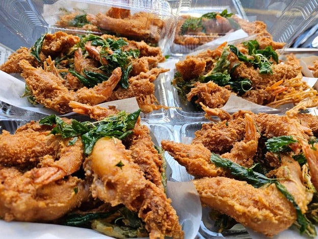 ร้านทะเลทอด ศาลาแดง