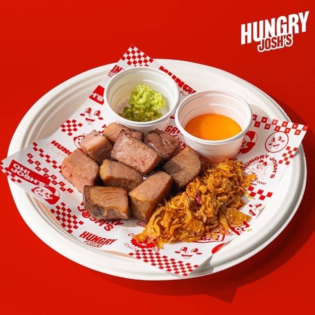 เมนูของร้าน Hungry Josh's บรรทัดทอง