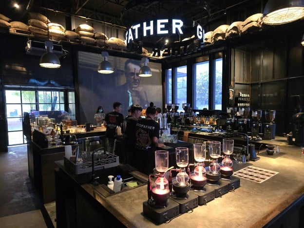บรรยากาศ Godfather  coffee ขอนแก่น