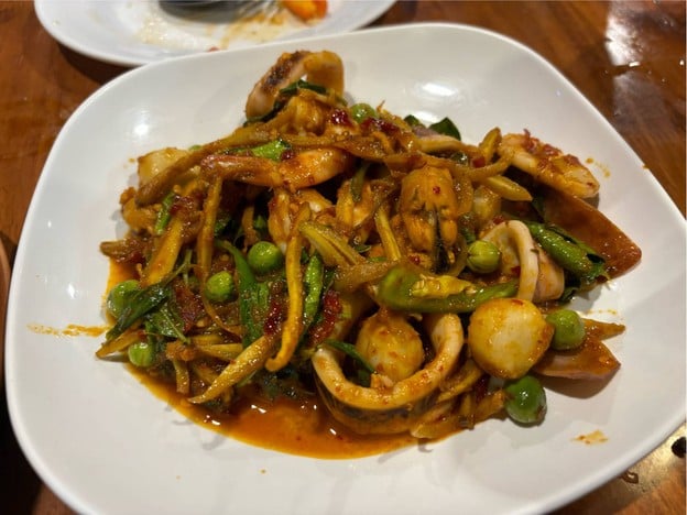 เมนูของร้าน โอ้โห  ข้าวต้ม ตามสั่ง