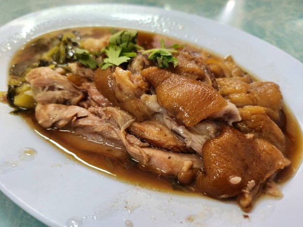 เมนูของร้าน ขาหมูประชาชื่น ปากซอยประชาชื่น26