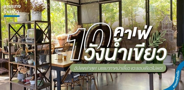10 คาเฟ่วังน้ำเขียว 2024! บรรยากาศน่าเลี้ยว แวะรอบเดียวไม่พอ!