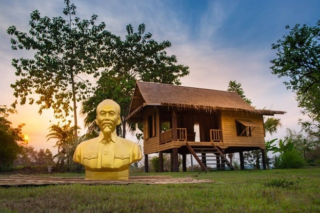 บรรยากาศ พิพิธภัณฑ์บ้านดงโฮจิมินห์