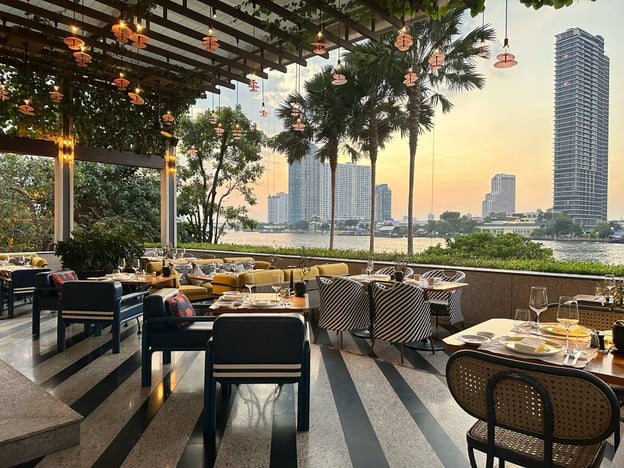 Riva del Fiume at Four Seasons Hotel Bangkok at Chao Phraya River