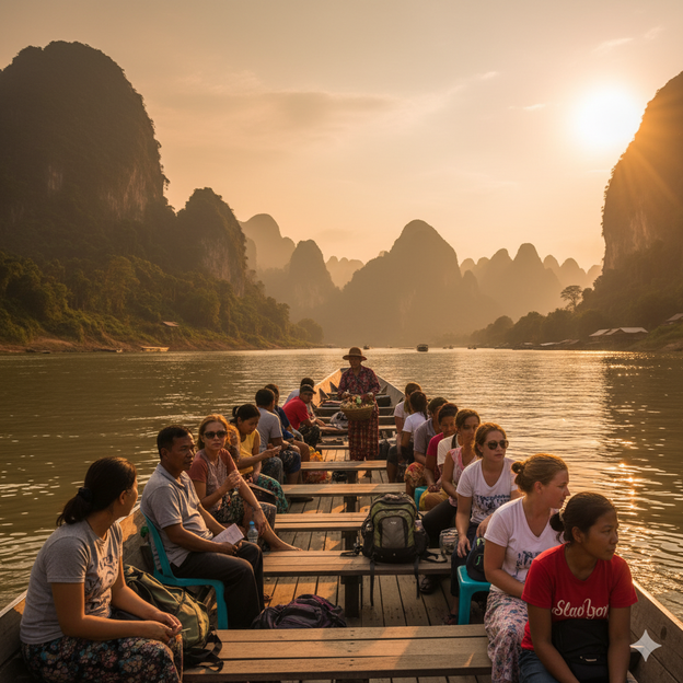 ล่องเรือชิวๆจากเชียงใหม่ไปหลวงพระบาง