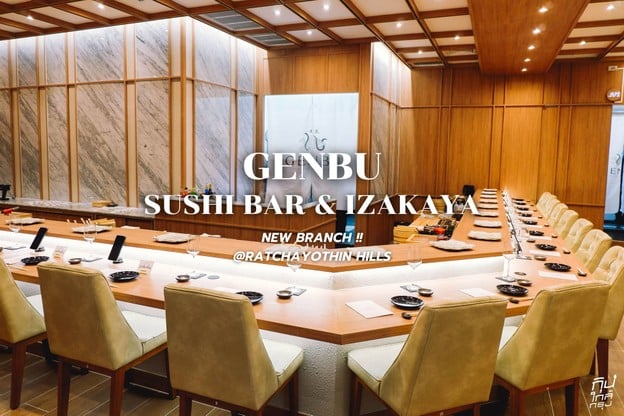 GENBU Sushi Bar & Izakaya สาขาใหม่ Ratchayothin Hills