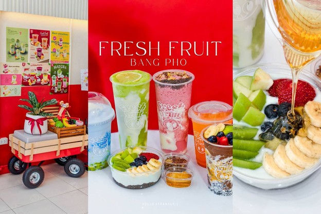 เปิดแล้ว!! “Fresh Fruit” ร้านน้ำผลไม้เพื่อสุขภาพย่านบางโพ 