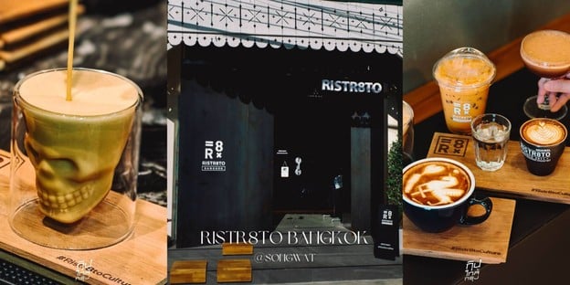 Ristr8to bangkok คาเฟ่คอกาแฟร้านดังจากเชียงใหม่ @ทรงวาด