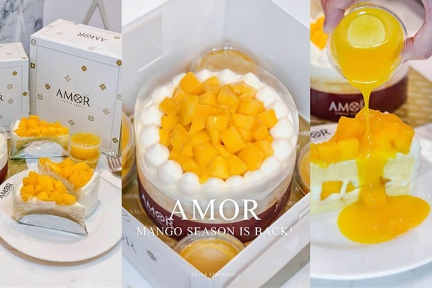 หวานฉ่ำรับซัมเมอร์ กับมะม่วงน้ำดอกไม้สีทองจาก AMOR