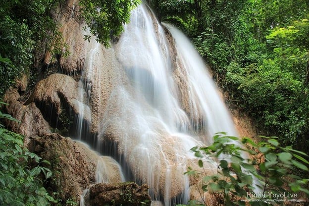 บรรยากาศ น้ำตกน้ำมิน