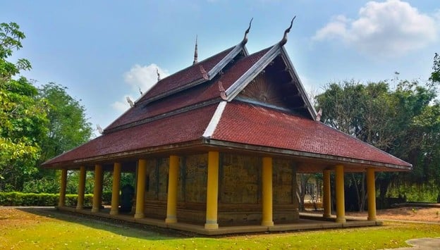บรรยากาศ วัดสระบัวแก้ว