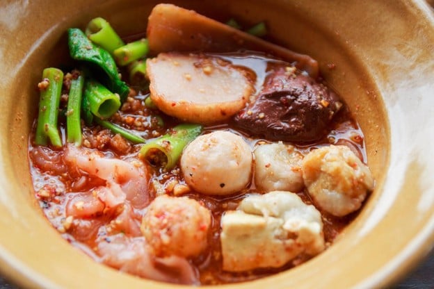 เมนูของร้าน ก๋วยเตี๋ยวหมูเทวดา ศรีนครินทร์ บางนา