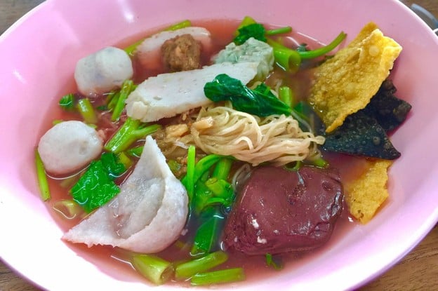 เมนูของร้าน ลูกชิ้นปลานายใช้หนองมน ลูกชิ้นปลานายใช้หนองมน