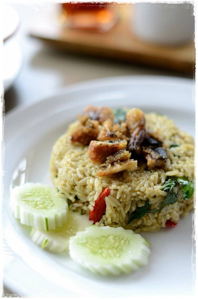 ข้าวผัดแกงเขียวหวาน