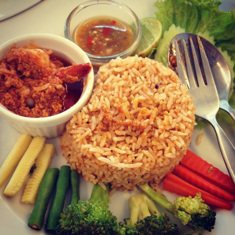 ข้าวผัดมันกุ้ง