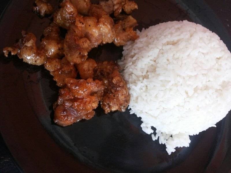 ข้าวไก่พริกไทยดำ