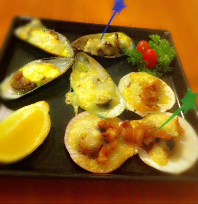 Mussel & Scalop NZ อบชีสสสสสส 