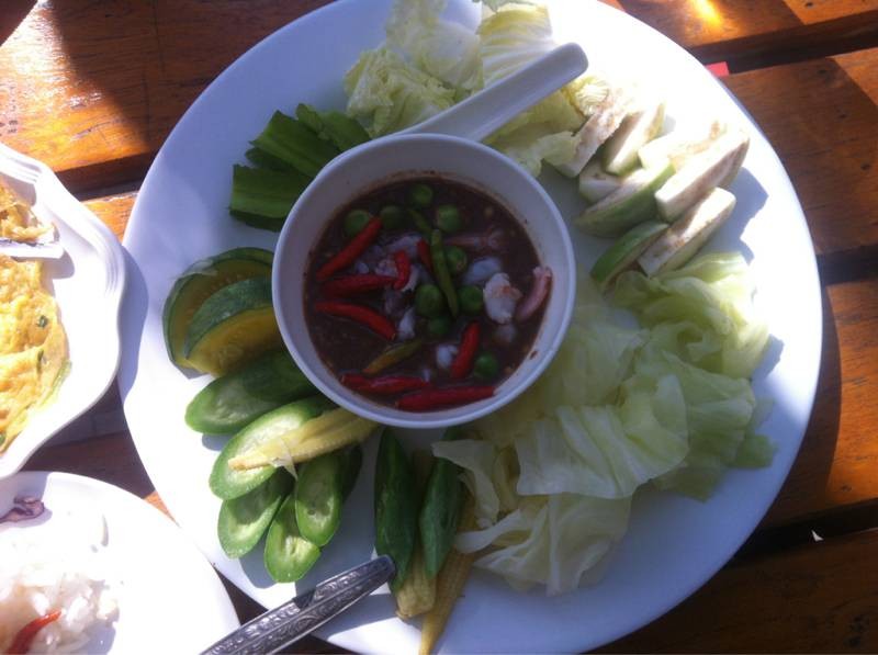 นํ้าพริกผักต้ม