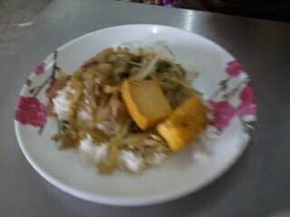 ผัดเต้าหู้ถั่วงอกเจ