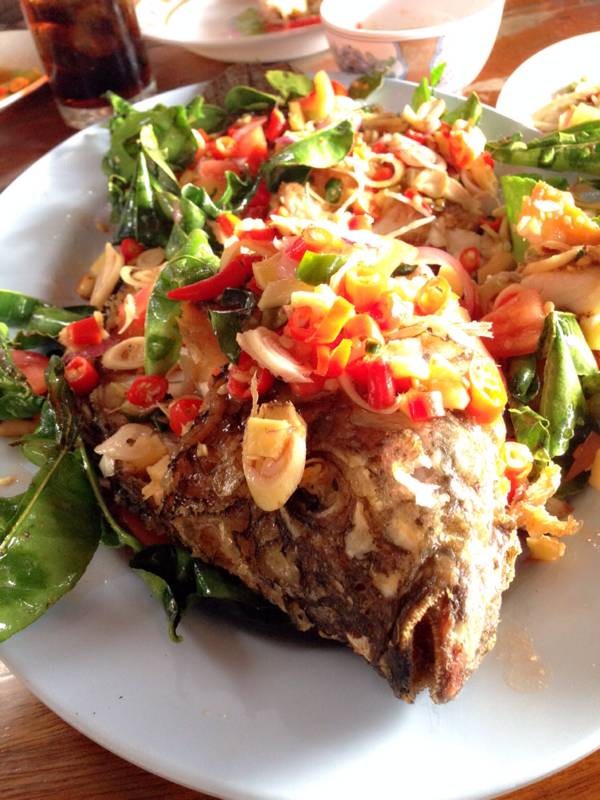 ปลาลุยสวนนนน 😘😋