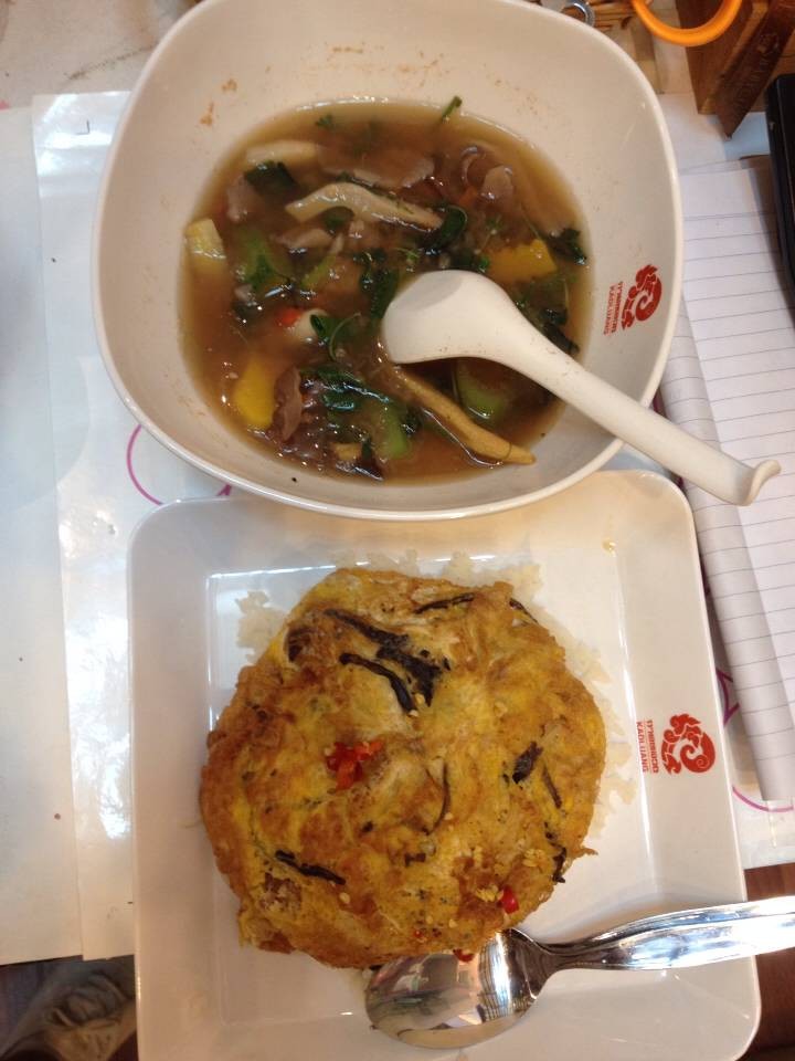 ไข่เจียวเห็ด แกงเห็ด