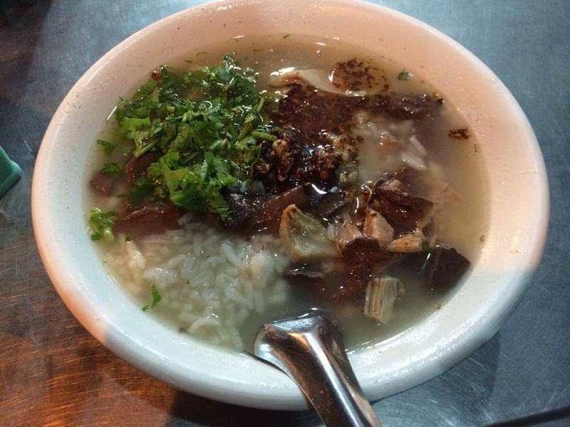 ข้าวต้มเป็ด+กะเพาะ