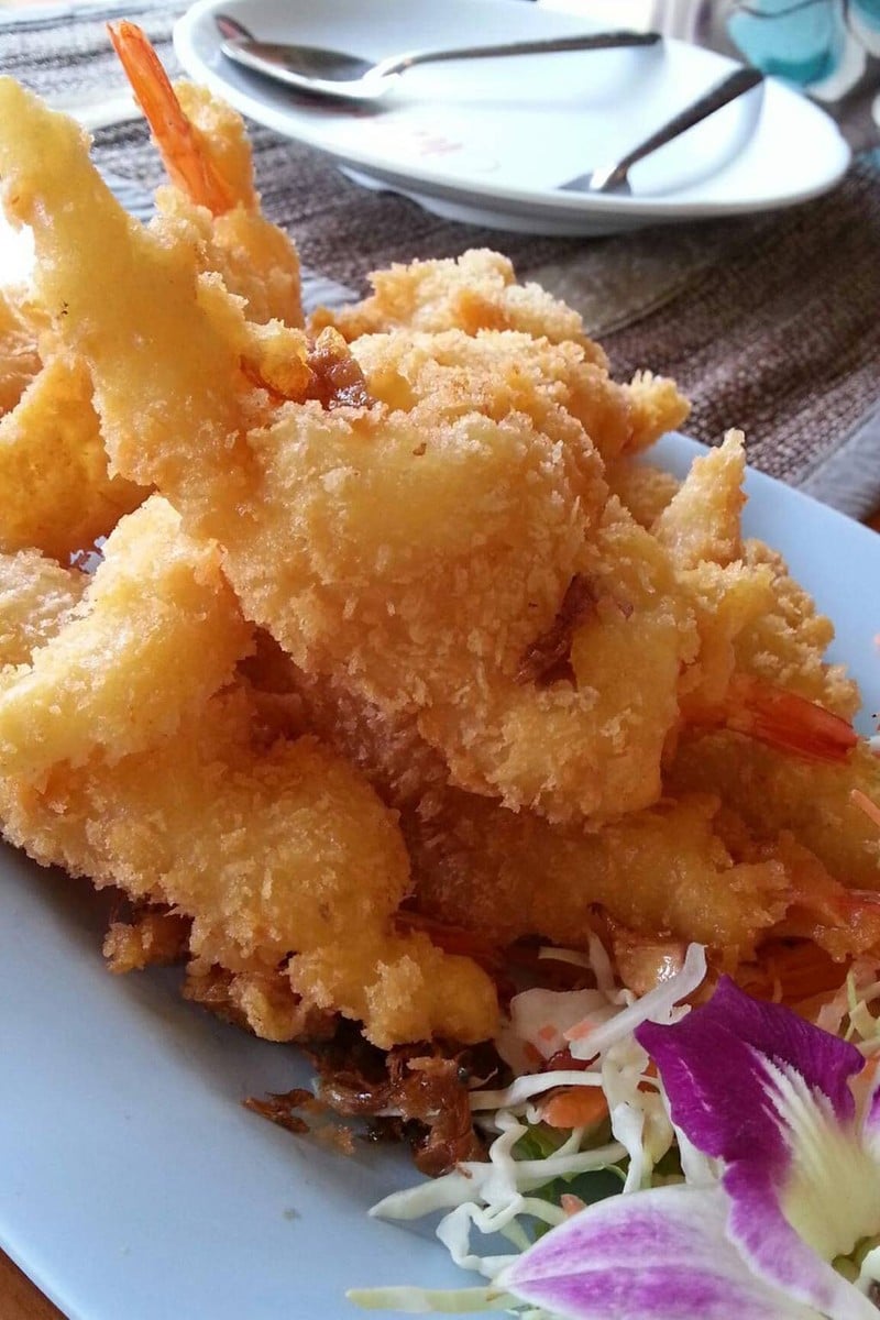 กุ้งชุบแป้งทอด