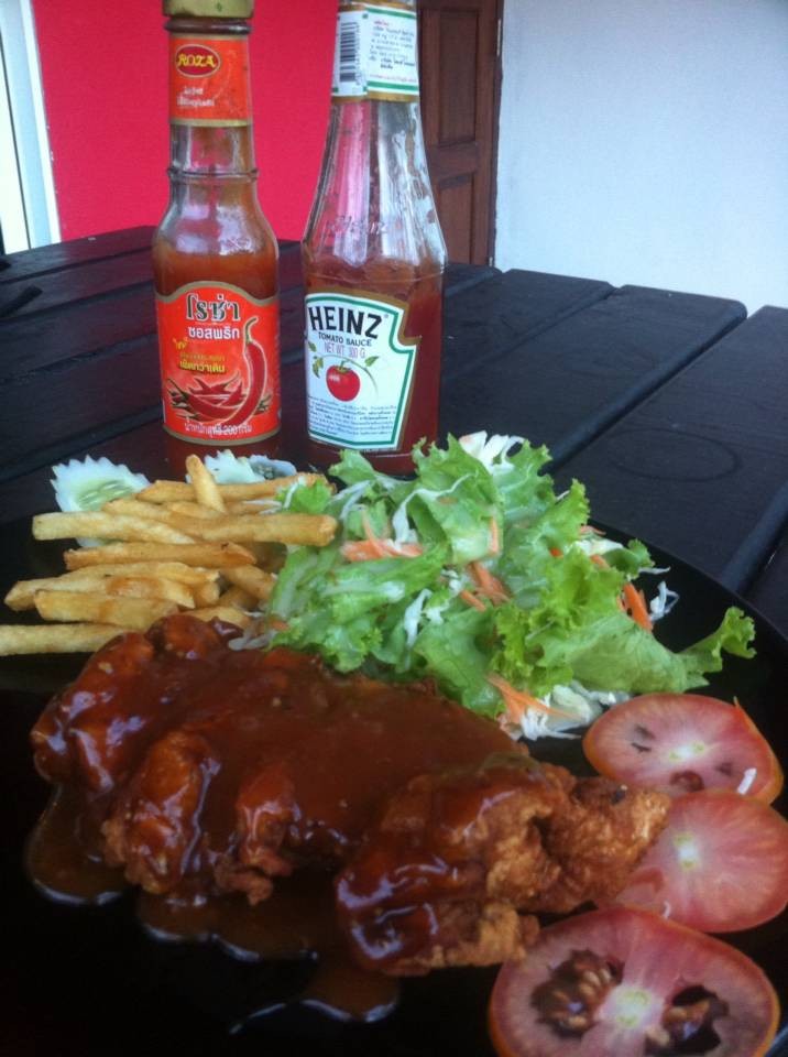 สเต็กไก่ทอด งั้นๆ